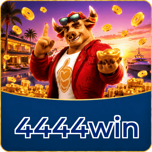 4444win Logo - Bônus de Cadastro