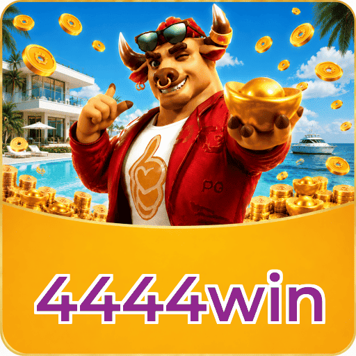 Logo 4444win Telegram Canal Oficial